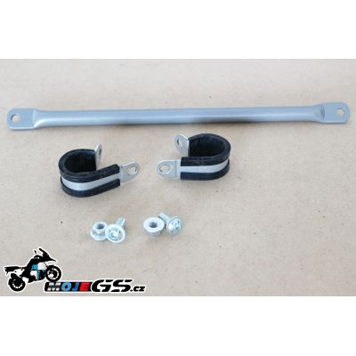 Univerzální hrazda řidítek pro BMW GS, stříbrná