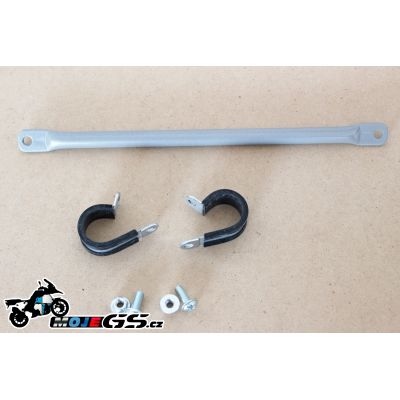 Univerzální hrazda řidítek pro BMW GS, stříbrná