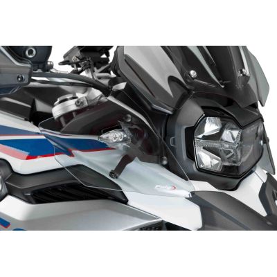 Horní postranní deflektory Puig pro BMW R1200GS LC 2013-2018, tmavě kouřové