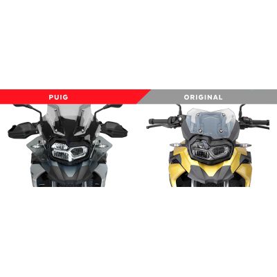 Horní postranní deflektory Puig pro BMW R1200GS LC 2013-2018, tmavě kouřové
