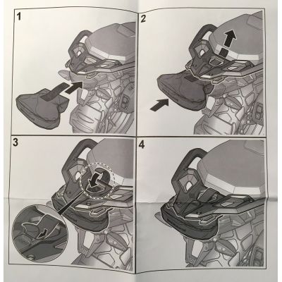 Taška BMW pod nosič pro BMW R1250GS 2018+, R1200GS LC 2013-2018, F850GS/A, F750GS