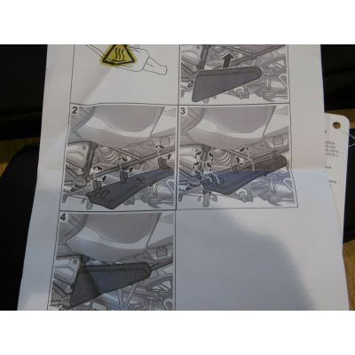 Sada dvou kapes do rámu R1250GS/A, R1200GS/A LC 2013-2018, R1200GS/A 2004-2012