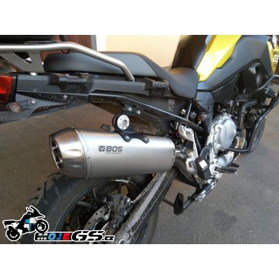 Výfuk Bos DuneFox Shot Blasted pro F850GS/A, F750GS
