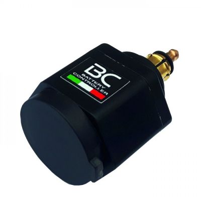 Adapter z 12V na 2xUSB do mini zásuvky (2100mA) s ukazatelem napětí baterie