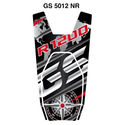 Tankpad na nádrž pro R1200GS LC 2013-2018, černo-červený