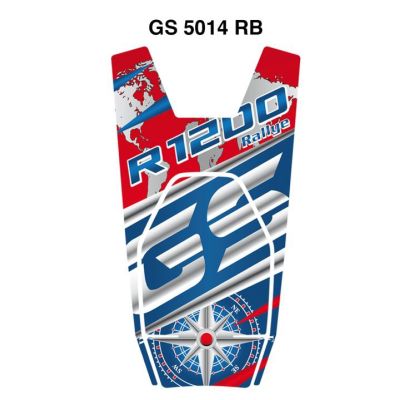 Tankpad na nádrž pro R1200GS LC 2013-2018, modro-červený