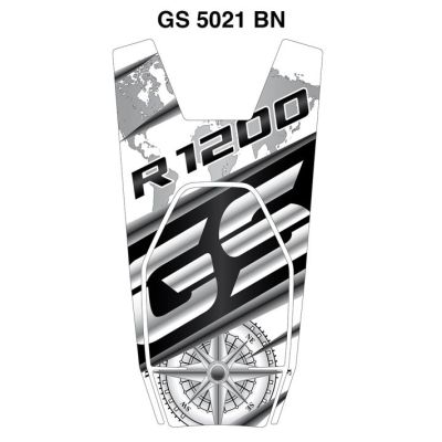 Tankpad na nádrž pro R1200GS LC 2013-2018, bílo-černý