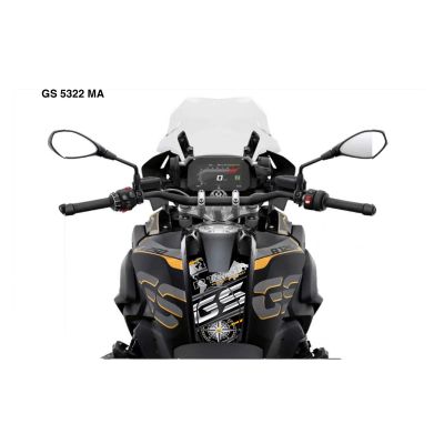 Tankpad na nádrž pro R1250GS Exclusive 2018+, černo-zlatý