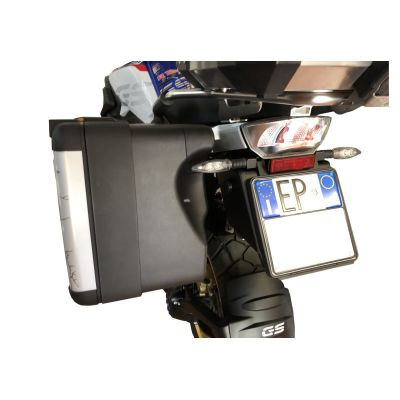 ALU toolbox pod SPZ pro BMW R1250GS/A, R1200GS/A LC 2014-2018, černý