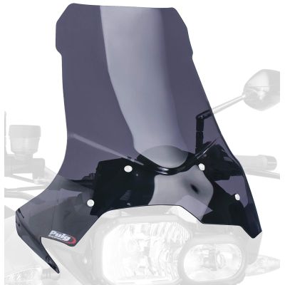 Cestovní plexi Puig 41cm pro BMW F700GS, tmavě kouřové