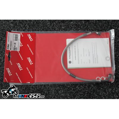 Oplétané pancéřové brzdové hadice TRW Lucas zadní brzdy pro BMW R1150GS 1999-2002