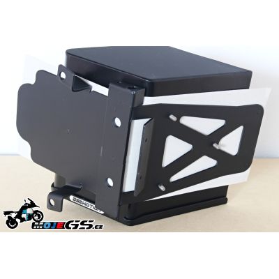 ALU toolbox pod SPZ pro BMW R1250GS/A, R1200GS/A LC 2014-2018, černý