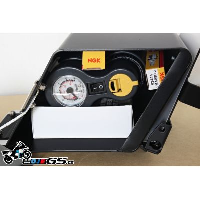 ALU toolbox pod SPZ pro BMW R1250GS/A, R1200GS/A LC 2014-2018, černý