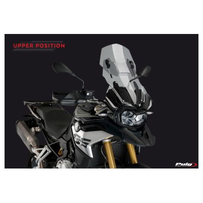 Nastavitelné plexi Puig 48-57cm pro BMW F850GS, čiré
