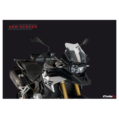 Nastavitelné plexi Puig 48-57cm pro BMW F750GS, lehce kouřové