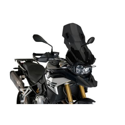 Nastavitelné plexi Puig 48-57cm pro BMW F750GS, tmavě kouřové