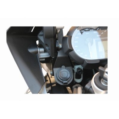 2x USB zásuvka s držákem pro BMW R1250GS/A, R1200GS/A LC 2013-2018