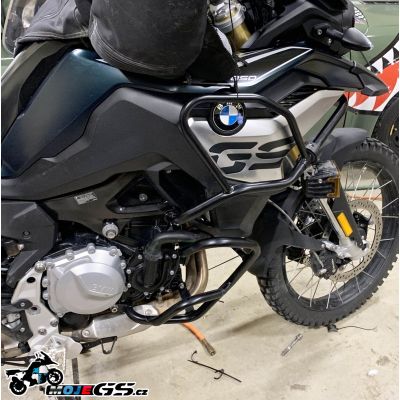 Horní padací rám Wunderlich pro BMW F850GS, černý