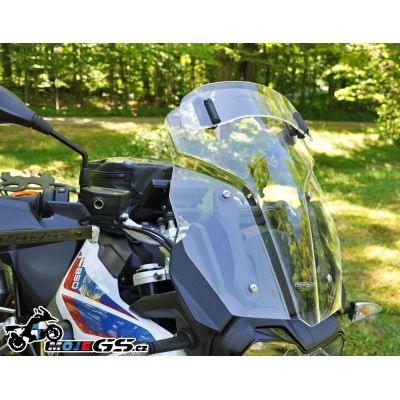 Plexi MRA VarioTouring 47cm s deflektorem pro BMW F850GS, čiré