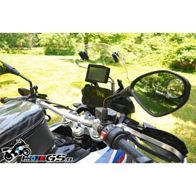 Plexi MRA VarioTouring 47cm s deflektorem pro BMW F850GS, čiré