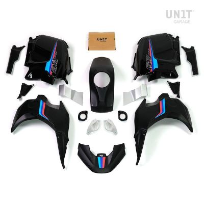 Přestavbový kit Unit Garage pro R1250GS, R1200GS LC 2017-2018, černo-černý