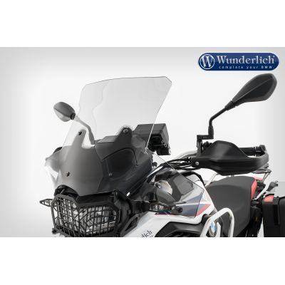 Vysoké a široké cestovní plexi Wunderlich Extreme 46cm pro BMW F850GS, čiré