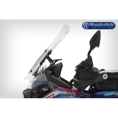 Vysoké cestovní plexi Wunderlich Marathon 46cm pro BMW F850GS Adventure, čiré