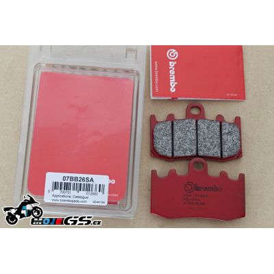 Sada brzdových destiček Brembo 07BB26SA na přední kotouč pro BMW R1200GS/A 2004-2012, R1150GS 01-04