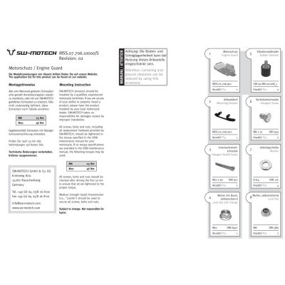 Hliníkový kryt motoru SW-Motech pro R1200GS/A 2004-2013