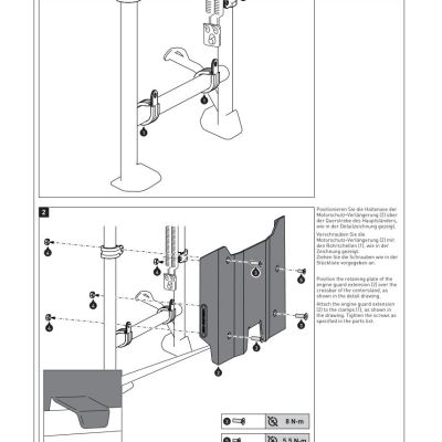 Kryt motoru na hl.stojan SW-Motech pro BMW R1250GS/A, R1200GS/A LC 2013-2018, stříbrný