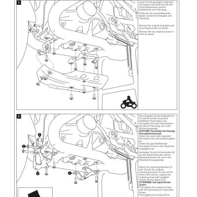 Kryt motoru SW-Motech pro R1200GS/A LC 2013-2018, stříbrný