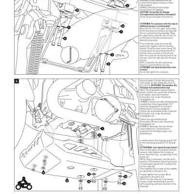 Kryt motoru SW-Motech pro R1200GS/A LC 2013-2018, stříbrný
