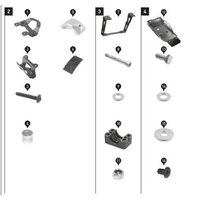 Kryt motoru SW-Motech pro R1200GS/A LC 2013-2018, stříbrný