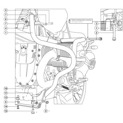 Padací rám SW-Motech R1150GS 1999-2004