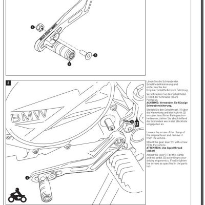 Stavitelná řadička SW-Motech pro F800GS/A, F700GS, F650GS 2008-2012