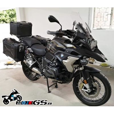 3x ALU kufry SW-Motech Trax Adventure + tašky + nosiče pro R1250GS, R1200GS LC 2013-2018, černé