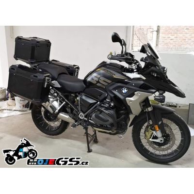 3x ALU kufry SW-Motech Trax Adventure + tašky + nosiče pro R1250GS, R1200GS LC 2013-2018, černé