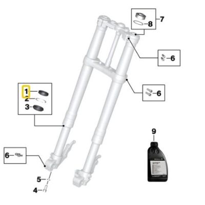 Gufero do vidlice pro F800GS 2008-2011