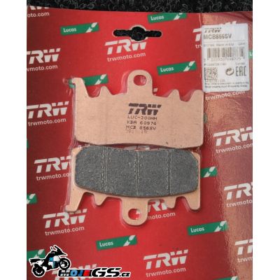 Sada brzdových destiček TRW Lucas MCB856SV na přední kotouč pro BMW R1200GS/A LC 2013-2018