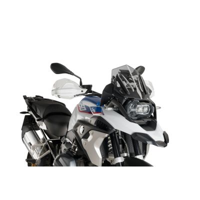Plexi sportovní nízké 33cm Puig pro BMW R1250GS/A, R1200GS/A LC 2013-2018, lehce kouřové