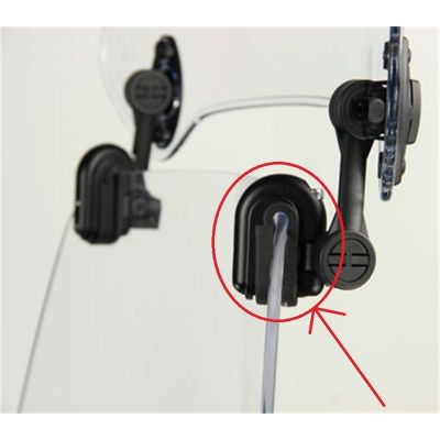 Přídavný nastavitelný deflektor MRA UNI X-Creen, čirý