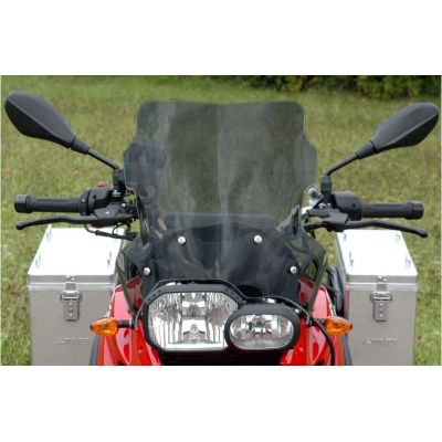 Cestovní plexi Touratech 35cm pro BMW F800GS, F650GS 2008-2012, kouřové