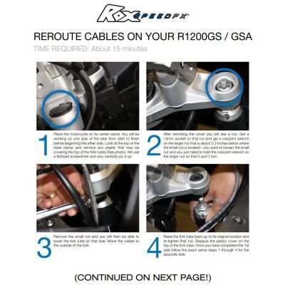 Zvýšení řidítek ROX o 50mm s nastavitelným sklonem pro R1250GS/A, R1200GS/A LC 2013-2018