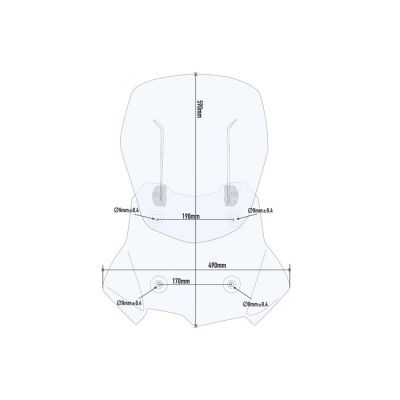 Nastavitelné plexi Givi/Kappa AirFlow pro BMW F750GS