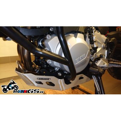 Velký padací rám Heed pro BMW F750GS 2017-2020 (EURO 4), černý