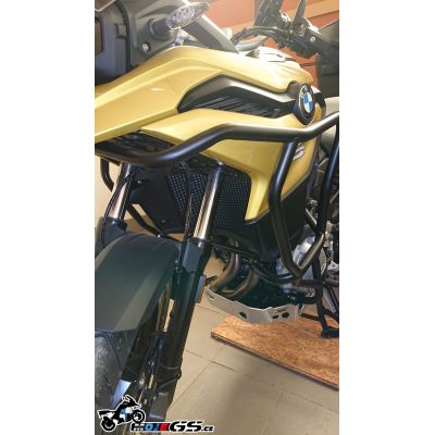 Velký padací rám Heed pro BMW F750GS 2017-2020 (EURO 4), černý