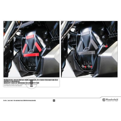 Velký přední kryt motoru Wunderlich Extreme pro R1250GS/A, R1200GS/A LC 2013-2018