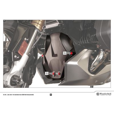 Velký přední kryt motoru Wunderlich Extreme pro R1250GS/A, R1200GS/A LC 2013-2018