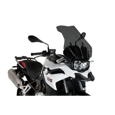 Vysoké cestovní plexi Puig 53cm pro BMW F750GS, tmavě kouřové