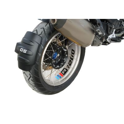 Samolepky "trikolora R1200" na přední a zadní kolo pro R1200GS Adventure 2006-2018, černé